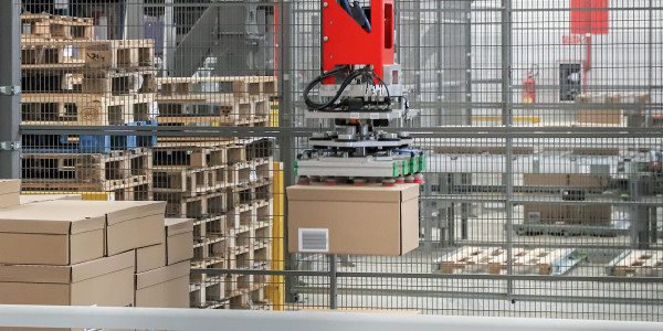 Robots Industriales / Robotización / Cobots La Romana · Robot Paletizador y Despaletizador de Cajas